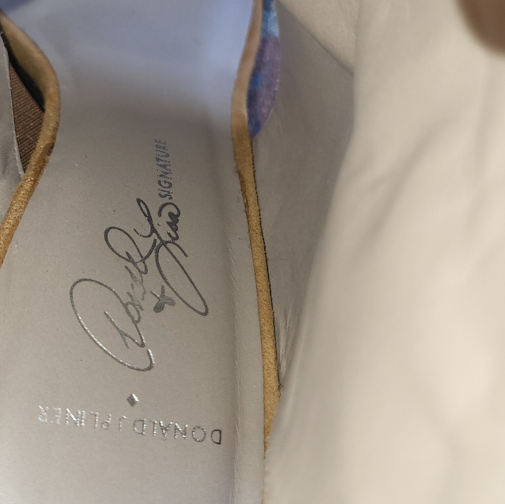 Rare Donald Pliner Lisa Signature Inux Boho Bohemian Native Fringe Stiletto 8 - Picture 13 of 14